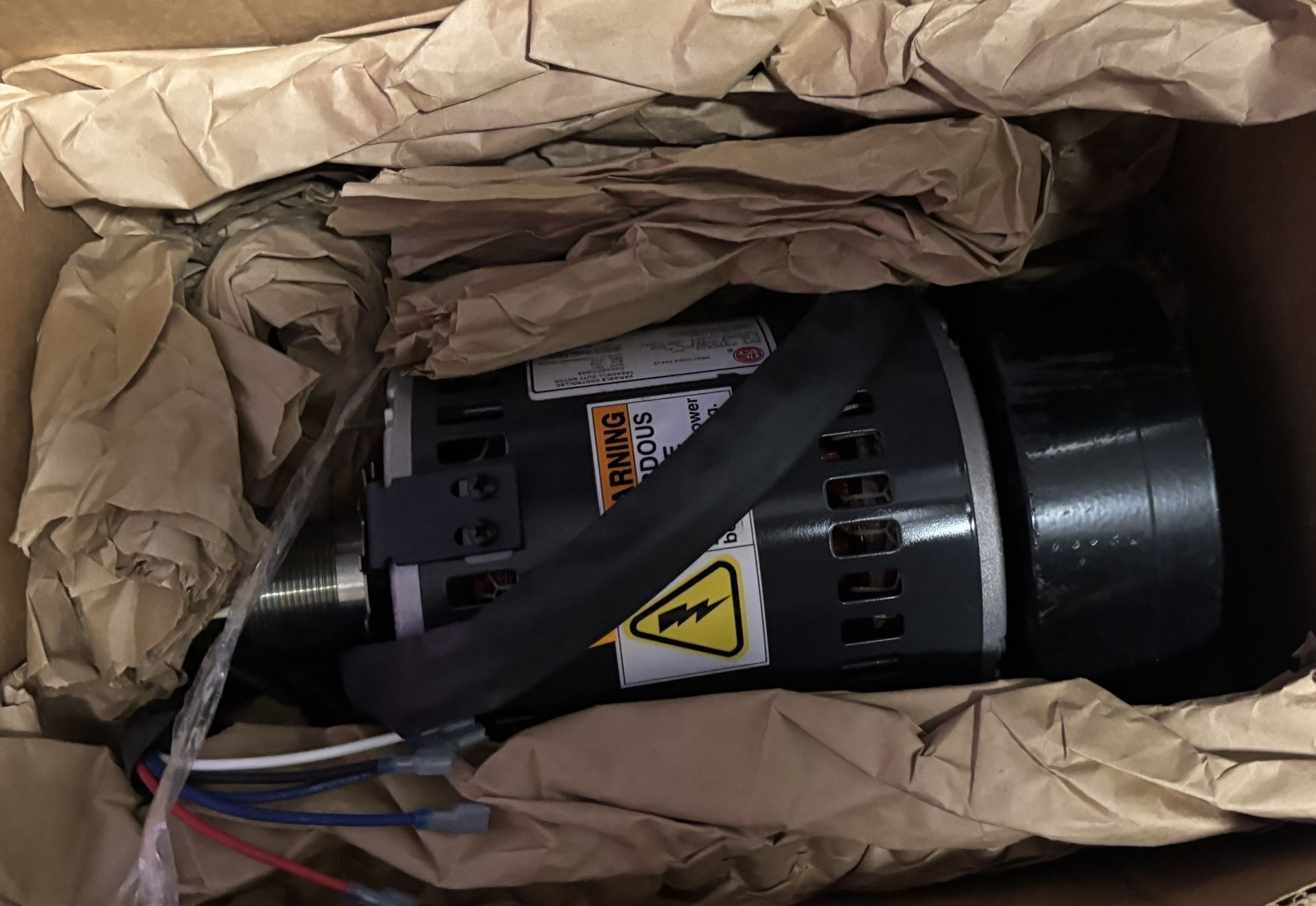 Nidec motor model #J63WZBFM-118