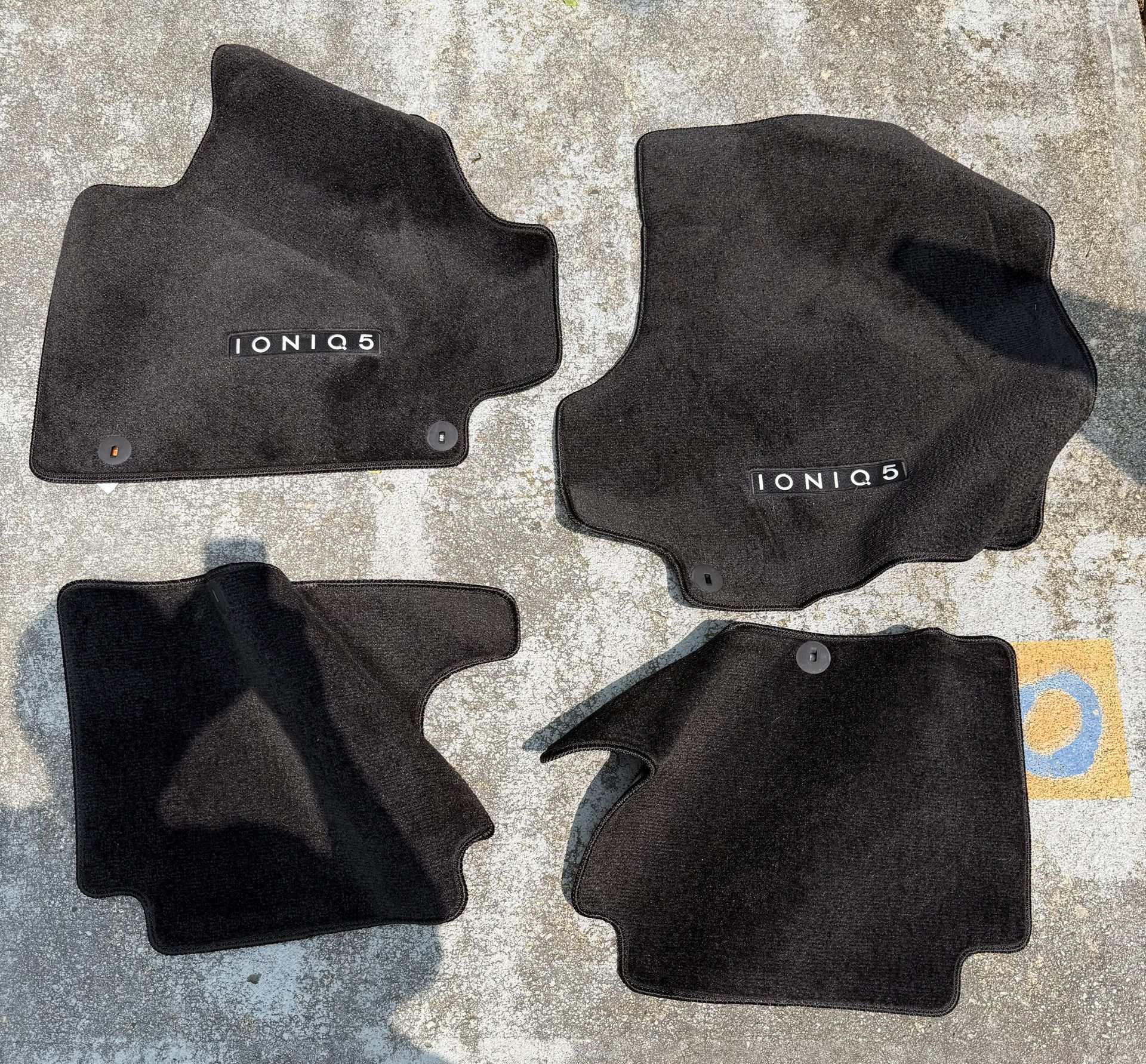 Front And Rear 2022 Hyundai Ionic 5 Original Car Mats; Brand New