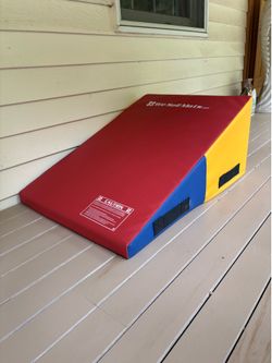 We Sell Mats brand Gymnastics Incline "Cheese" Mat – Perfect for Home Practice (Excellent Condition)