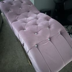 Saddle Lash Bed, Pastel Lavender Color, 24”W 66”L 