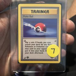 1st Edition Poke Ball Trainer