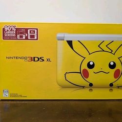 Nintendo 3DS XL Pokémon Edition Yellow Handheld System Pikachu New Sealed NOS