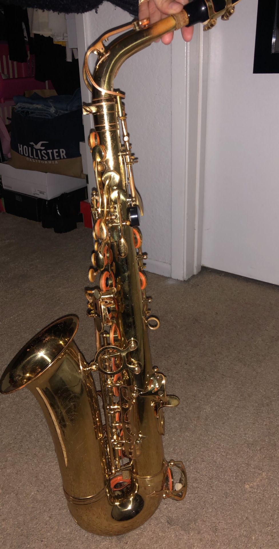 New alto saxophone with 6 reeds