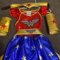 Halloween custom for a six-year-old or five after seven wonder woman