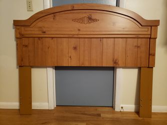 Headboard & Matching Mirror Set