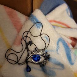 Sad Eye Necklace 