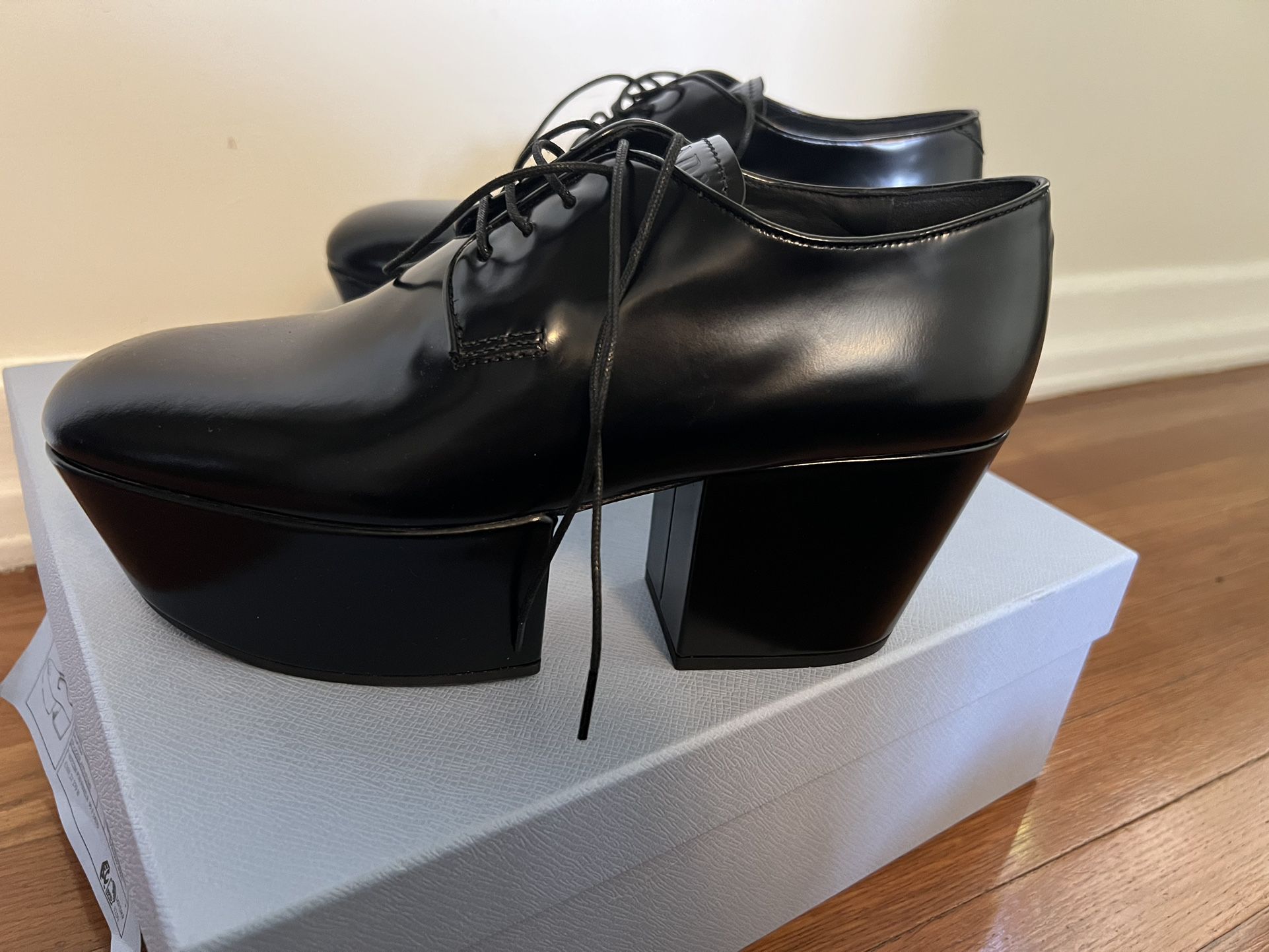Prada Women's Platform Shoes-37.5 Black for Sale in Baldwin Hills