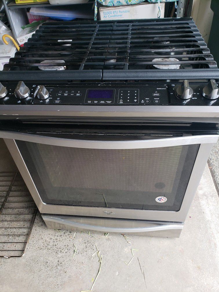 Gas Range Whirlpool with Convection Oven