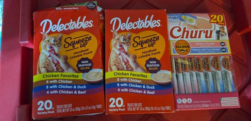 Cat Treat Bundle – Delectables & Inaba Churu