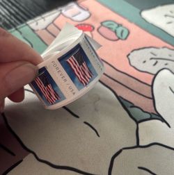 100 roll of stamps $38.00