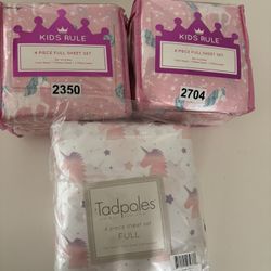 Unicorn Full Size Sheets 