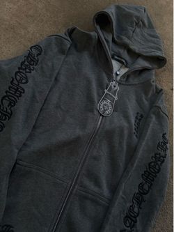 Grey vintage Chrome heart jacket size M