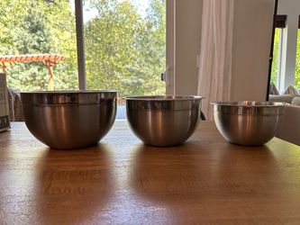 Stainless Steel Mixing Bowls Set of 3