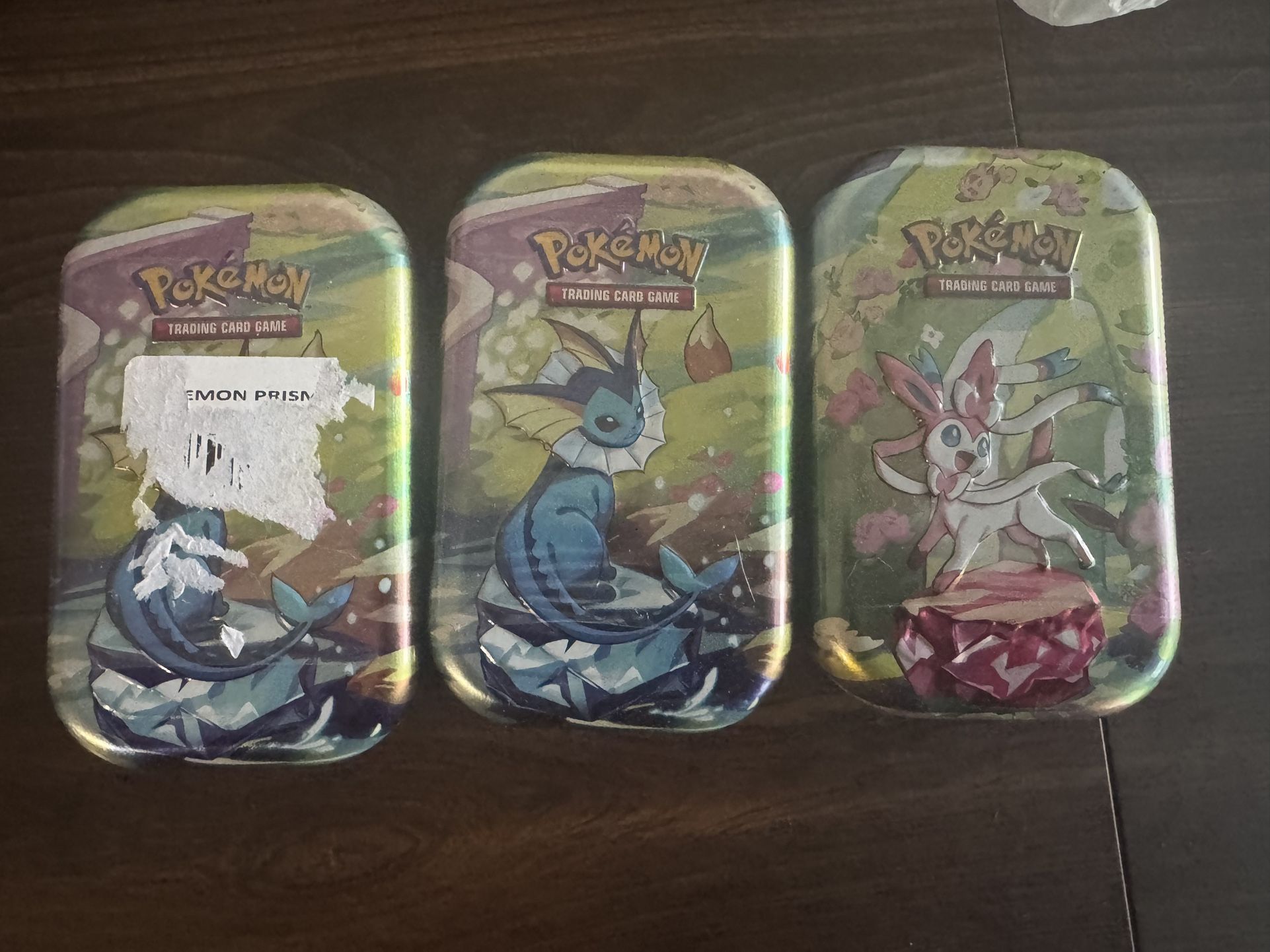 Pokemon Cards Prismatic Tins New