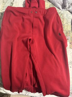 Polo Sweatsuit Red Tech
