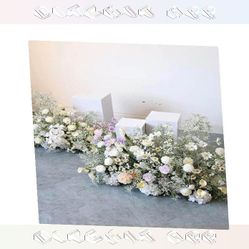 Dreamy Wedding Decor With Gorgeous Flower Arrangements alone paper