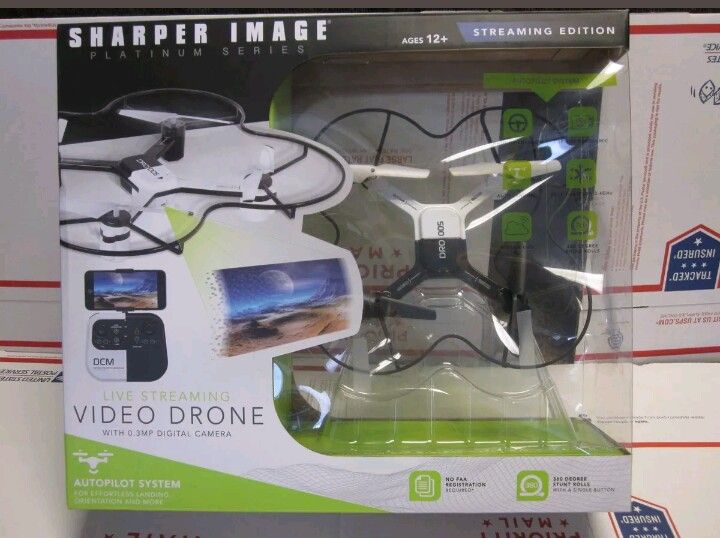 New in box Sharper Image Platinum Series Video Drone