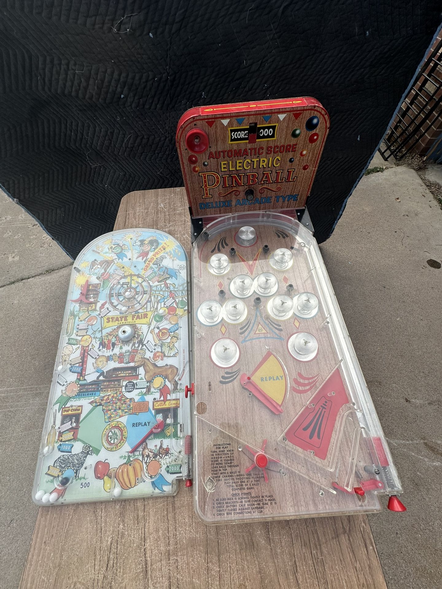 Vintage Pinball Tabletop Games