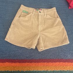 tan empyre corduroy shorts
