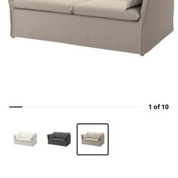 IKEA Sofa   BACKSÄLEN  Loveseat, Katorp natural