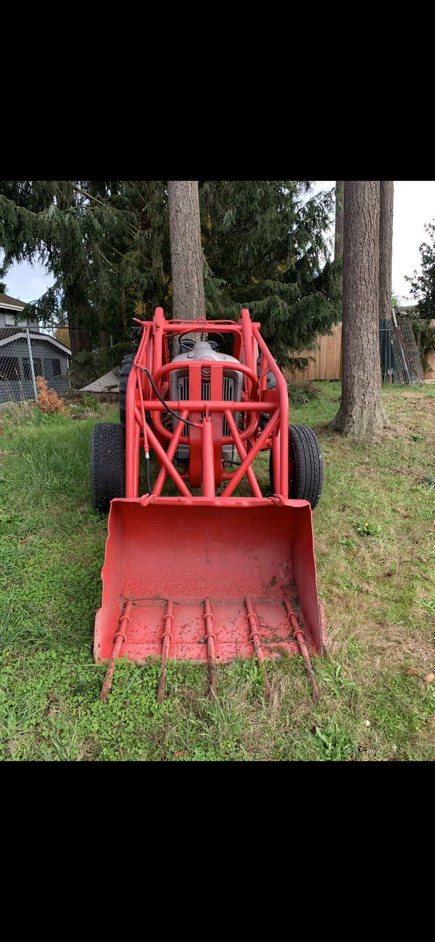 Ford Tractor With Cultivator