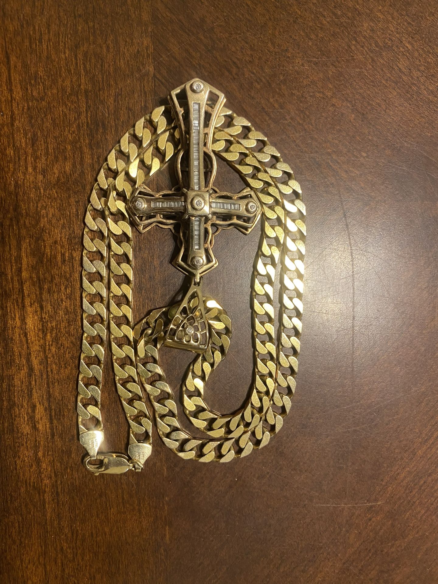 Zales chain & cross With diamonds W Purchase Receipt 