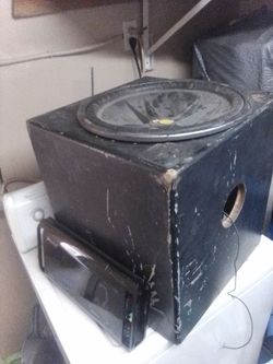 15 in kicker subwoofer and performance technic amp