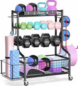 PLKOW Home Gym Dumbbell Storage Rack