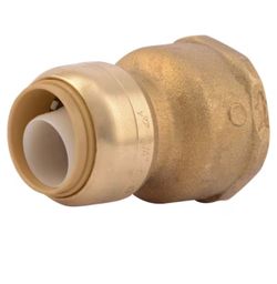 SharkBite 3/4 in. Push-to-Connect x 1 in. FIP Brass Water Softener Connector Adapter Fitting