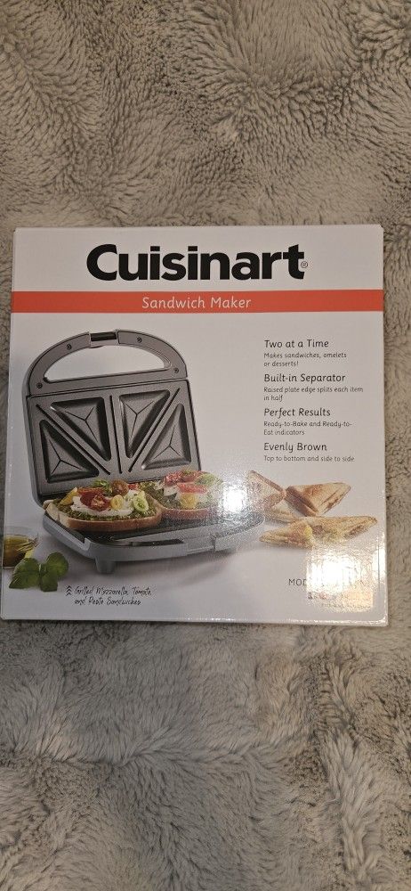 Brand New Open Box Cuisinart Sandwich Maker
