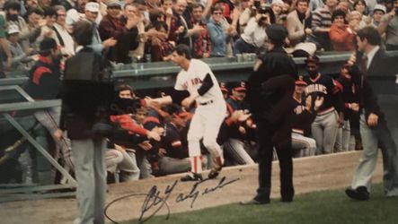 Autographed 11”X14” Carl Yastrzemski Photo