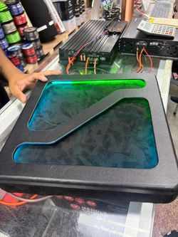 Cup holder speaker panels