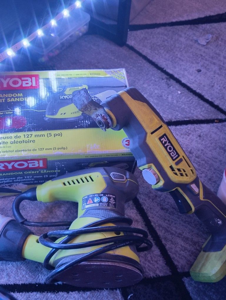 Ryobi Sander And Ryobi Oscillating Multi Tool