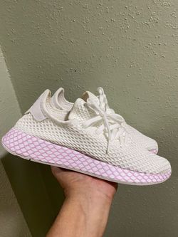 adidas Deerupt Cloud White Clear Lilac (Women's)Size 10 new no box