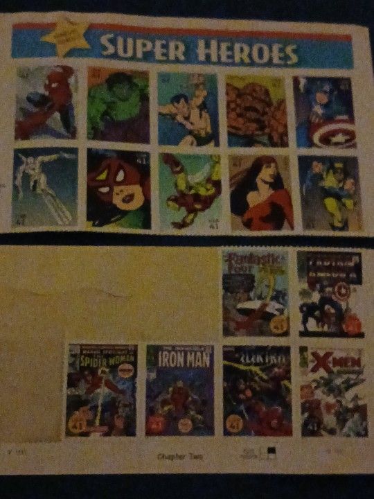 Stamps Superro Heros