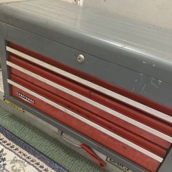 Vintage Craftsman Toolbox & Tools