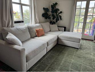 Light gray performance fabric sectional - Ashley Furniture