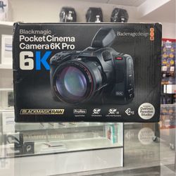 Blackmagic Pocket Cinema Camera 6K Pro