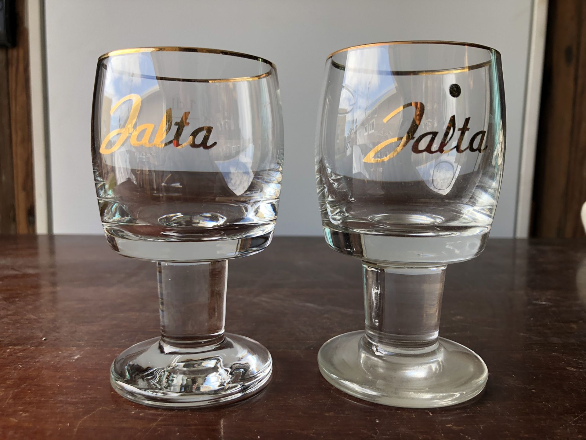 Pair of glassware