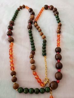 RJ Graziano multi beaded necklace