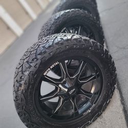 Wheels 20 5 Lugs All Terrain  Jeep Or Dodge Ram 