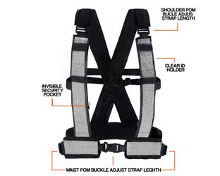DEFER safety vest reflective straps