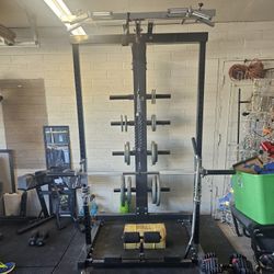 IRONMASTER IM2000 HOME GYM W/ATTACHMENTS 