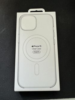 Apple OEM clear Case For iPhone 15 W MagSafe