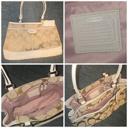 Coach Signature Canvas Tote Bag