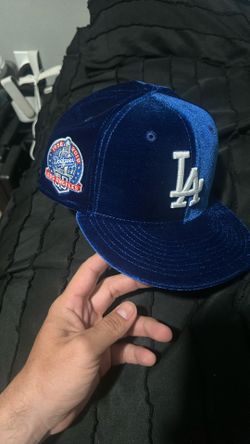 New Dodgers Velvet Fitted Hat / Cap 7 3/8
