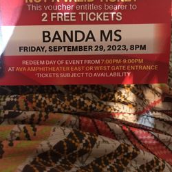 Banda MS 2 Ticket Voucher 