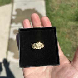 10k Gold Nugget Ring