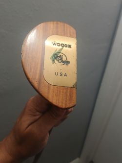 Torrey pines wooden putter rh$40firm