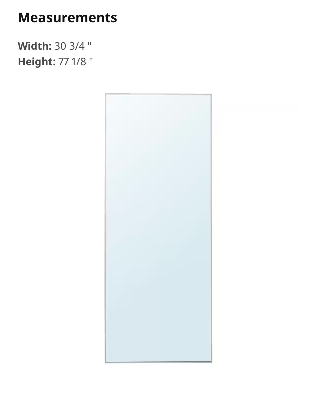 Wall mirror